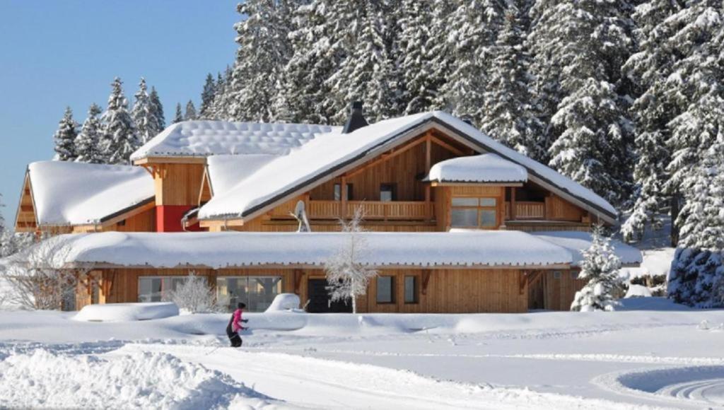 Les Roches 1500 Hotel Mieussy Bagian luar foto
